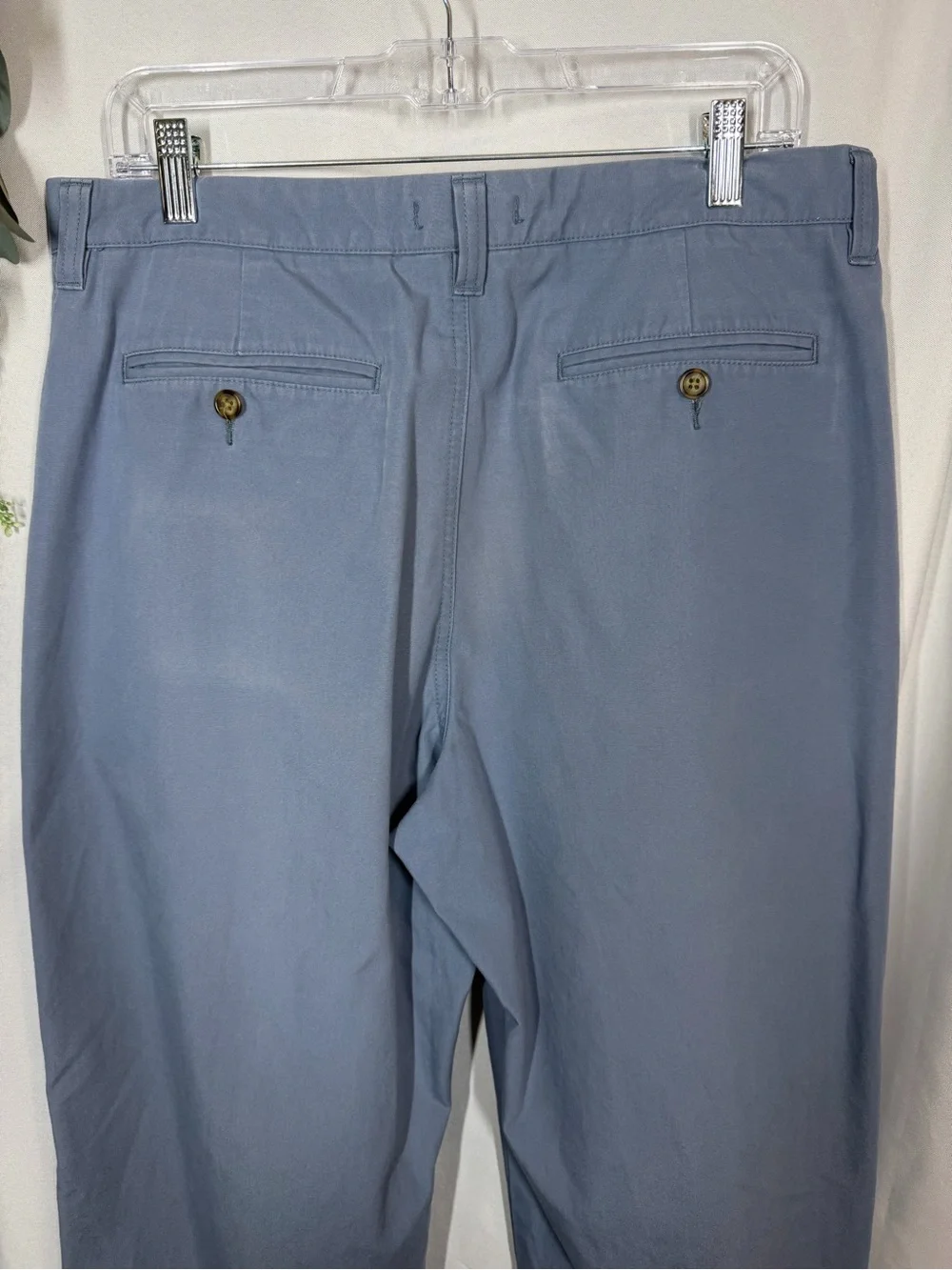 L.L. Bean | Men's Slacks Dress Pants Light Blue Natural Fit Size 34x29